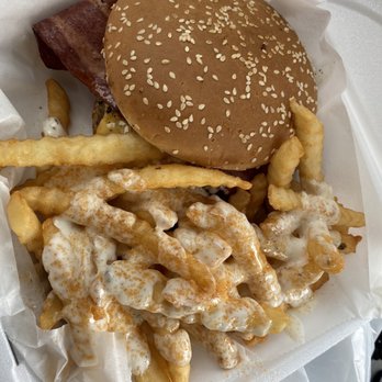 Gyro's Cafe - Bacon cheese burger - Mediterranean Near Me - Birmingham, Alabama
