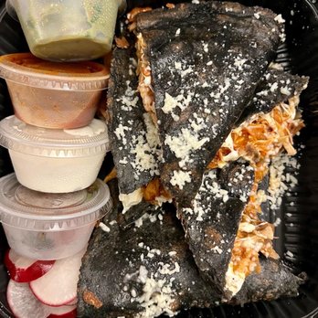 Mas Tortilla - Blue corn quesadilla - Mexican Near Me - Forest Hills, New York Mas Tortilla - Blue corn quesadilla - Mexican Near Me - Forest Hills, New York
