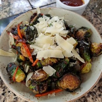 Three's Bar & Grill - Brussel sprouts were amazing! - Asian Fusion Near Me - Kihei, Hawaii