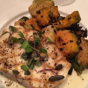 Watertable - 8 oz sea bass, $46, delicious! - New American Near Me - Huntington Beach, California
