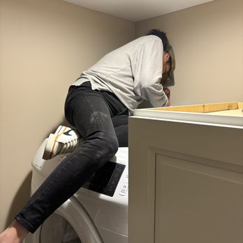 Bahco Appliance Repair - Beth doing what Beth does! Fixing a stackable dryer! - Appliances & Repair Near Me Bahco Appliance Repair - Beth doing what Beth does! Fixing a stackable dryer! - Appliances & Repair Near Me