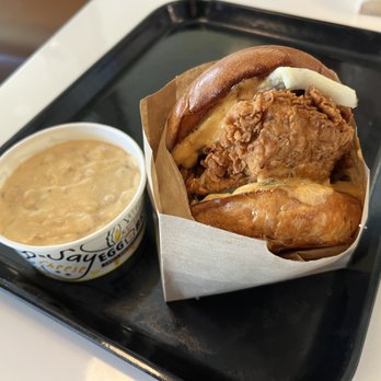 Eggbred - country fried chicken sandwich - Breakfast & Brunch Near Me - La Habra, California Eggbred - country fried chicken sandwich - Breakfast & Brunch Near Me - La Habra, California