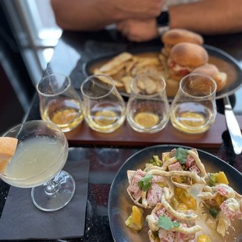 The Distillarium - a plate of food and glasses of wine - Distilleries Near Me - Yakima, Washington The Distillarium - a plate of food and glasses of wine - Distilleries Near Me - Yakima, Washington