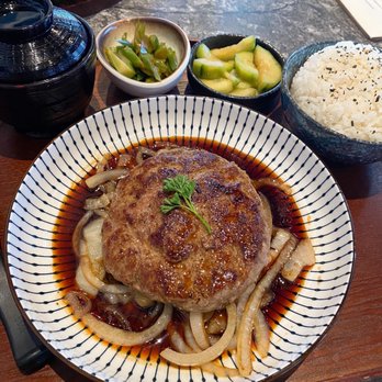 Twenty Five Sushi House - Hamburg steak teishoku - Japanese Near Me - Katy, Texas Twenty Five Sushi House - Hamburg steak teishoku - Japanese Near Me - Katy, Texas