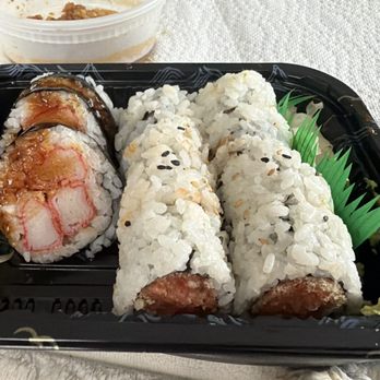 Sannin Restaurant - Spicy Tuna Roll (8pcs) Kani Tempura Roll (6Pcs) - Asian Fusion Near Me - Kansas City, Kansas