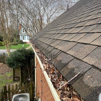 JK Hydro Wash - Gutter before - Gutter Services Near Me - Portsmouth, Virginia
