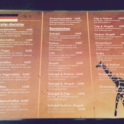 Sahara Imbiss - Die Speisekarte!!