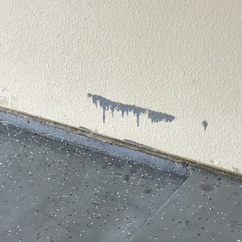 Residential Renovations II - Appears they also used latex paint which would ultimately slow drying time. Left paint stains on wall - General Contractors Near Me Residential Renovations II - Appears they also used latex paint which would ultimately slow drying time. Left paint stains on wall - General Contractors Near Me