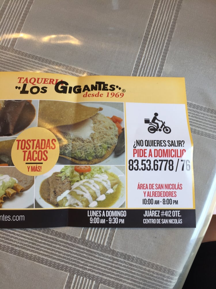 TAQUERIA LOS GIGANTES Juarez 412, San Nicolás de los Garza, Nuevo