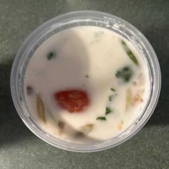 Thai Lotus Restaurant - Tom Kha soup. My favorite, I got mod spicy and will go up next time! - Thai Near Me - Salem, Indiana Thai Lotus Restaurant - Tom Kha soup. My favorite, I got mod spicy and will go up next time! - Thai Near Me - Salem, Indiana
