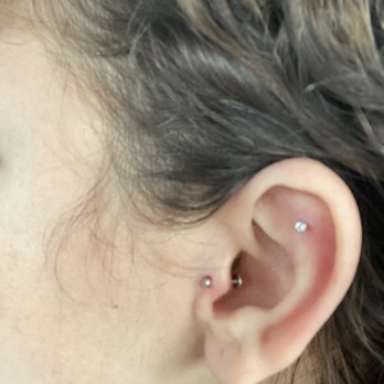 Dedicated Tattoo - flat and daith piercings by Tallia - Tattoo Near Me - Temecula, California