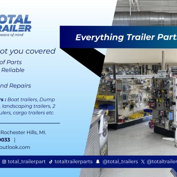 Total Trailer - Auto Parts & Supplies Near Me - Rochester Hills, Michigan Total Trailer - Auto Parts & Supplies Near Me - Rochester Hills, Michigan