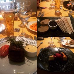 San Carlo - Pate, filleta alla gigrilia and Italian cheese cake.