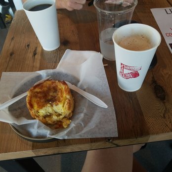 Public Works - Bacon onion quiche and pumpkin spice latte. Good so far! - Coffee & Tea Near Me - Henderson, Nevada Public Works - Bacon onion quiche and pumpkin spice latte. Good so far! - Coffee & Tea Near Me - Henderson, Nevada