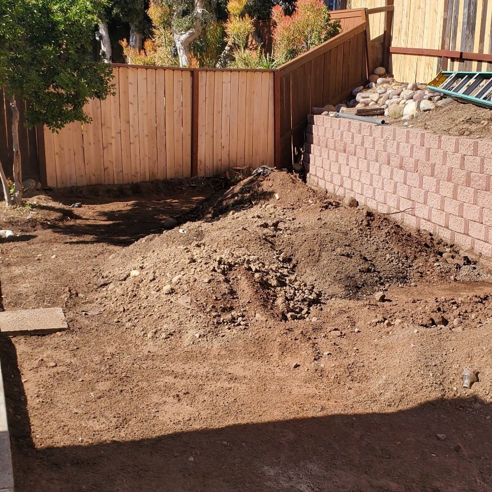 The Landscape Company - Before and after in Mira Mesa. Alvaro, Cori and Bear "Team TLC" did a superb job on our backyard. - Landscaping Near Me - San Diego, California