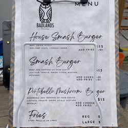 Badlands Brewing - Food options from on-site food truck