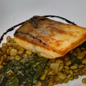 American Bounty Restaurant - Artic Char w Lentils and Kale - New American Near Me - Hyde Park, New York American Bounty Restaurant - Artic Char w Lentils and Kale - New American Near Me - Hyde Park, New York