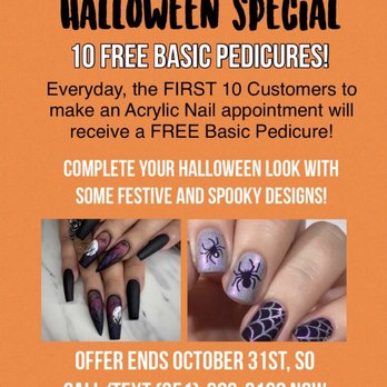 Crystal Nails & Spa - Halloween Special 2019 - Nail Salons Near Me - Murrieta, California