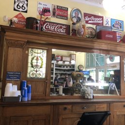 Behind the counter