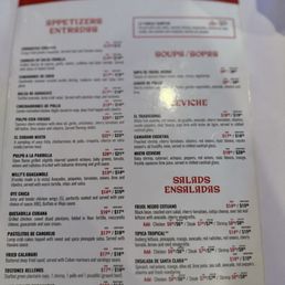 Food menu Food menu