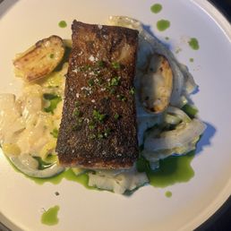 Pan seared Scottish sea trout Pan seared Scottish sea trout