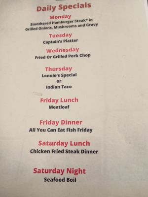 Menu photo 1 Tc's Country Kitchen Clinton, OK Menu photo 1 Tc's Country Kitchen Clinton, OK