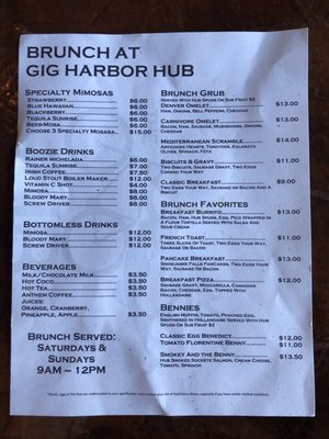 Menu photo 6 The Hub - Gig Harbor Gig Harbor, WA
