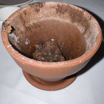 The Sow's Ear - Flower Pot with bread inside (we ate it before I took the pic) - Cafes Near Me - Cambria, California The Sow's Ear - Flower Pot with bread inside (we ate it before I took the pic) - Cafes Near Me - Cambria, California