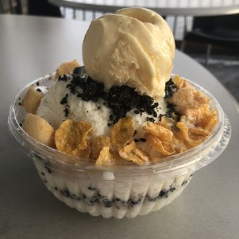 SnowBean - Black Sesame Shave Ice - Coffee & Tea Near Me - Orlando, Florida