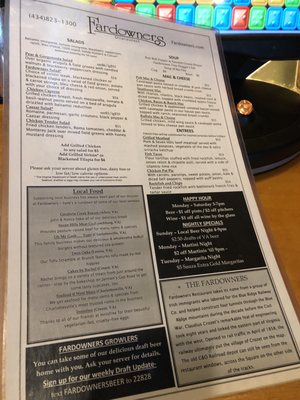 Menu photo 6 Fardowners Restaurant Crozet, VA Menu photo 6 Fardowners Restaurant Crozet, VA