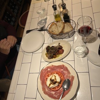Briciola - Burrata and GRILLED LAMB CHOPS - Italian Near Me - New York, New York Briciola - Burrata and GRILLED LAMB CHOPS - Italian Near Me - New York, New York