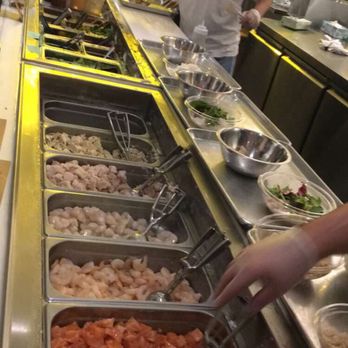 Pokeworks - the assembly line - Poke Near Me - Somerville, Massachusetts Pokeworks - the assembly line - Poke Near Me - Somerville, Massachusetts