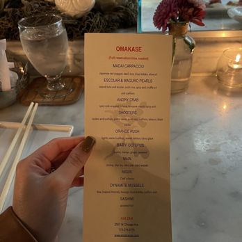 KAI ZAN - menu - Asian Fusion Near Me - Chicago, Illinois
