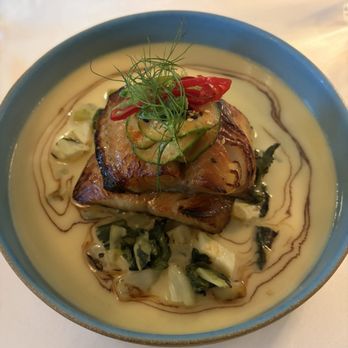 Sea Bar - Roasted black cod with ginger yuzu butter sauce - Seafood Near Me - Birmingham, Alabama