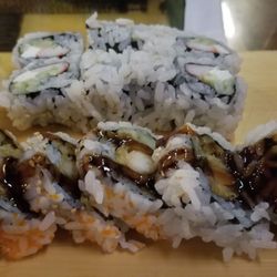Yamato Japanese House of Steak - C-roll and Shrimp Tempura roll