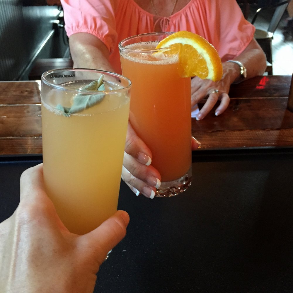Backwater - Mimosas:  Blood Orange and Grapefruit and Sage - Breakfast & Brunch Near Me - Melbourne, Florida