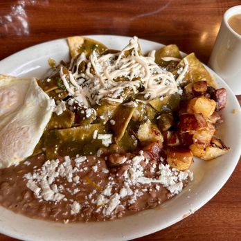 Dany's Restaurant - Chilaquiles with Chili Verde - Breakfast & Brunch Near Me - Gilroy, California