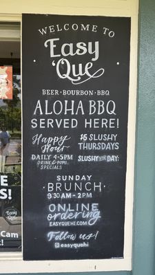 Menu photo 2 Easy ‘Que Kailua, HI