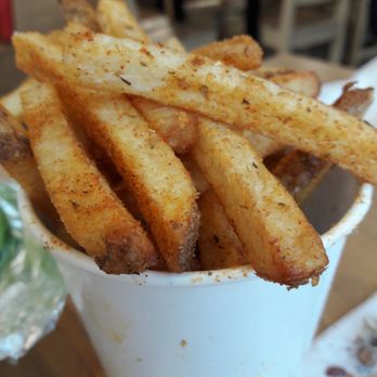 Five Guys - Cajun fries - underwhelmed - Burgers Near Me - Burbank, California Five Guys - Cajun fries - underwhelmed - Burgers Near Me - Burbank, California