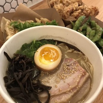 CHIBI Ramen - Tonkotsu Ramen with dumplings, chicken karaage, and edamame! - Ramen Near Me - Orlando, Florida CHIBI Ramen - Tonkotsu Ramen with dumplings, chicken karaage, and edamame! - Ramen Near Me - Orlando, Florida