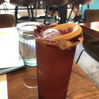 Tocador - Some sort of grapefruit cocktail - Latin American Near Me - Vancouver, British Columbia Tocador - Some sort of grapefruit cocktail - Latin American Near Me - Vancouver, British Columbia
