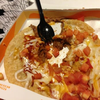 Taco Bell - Mexican pizza light on the sauce - Fast Food Near Me - Milpitas, California
