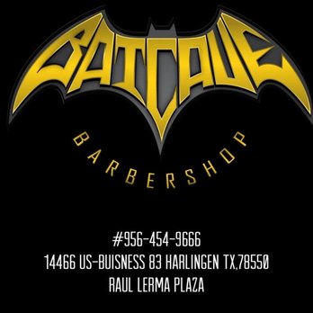 BatCave BarberShop - This is the new shop logo and current location with the Phone Number to get in contact with the owner. - Barbers Near Me - Harlingen, Texas