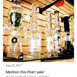 Hot Box Smoke Shop - 30% off glass!