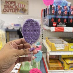 Purple Easter egg candy
