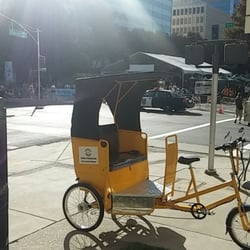 Socks4Streets Pedicabs - At the downtown farm to fork event.
