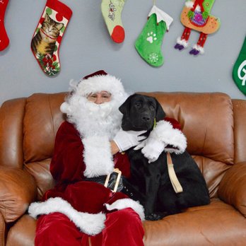 Longenbaugh Veterinary Hospital - Photo with Santa @ Logenbaugh Vet - Veterinarians Near Me - Houston, Texas