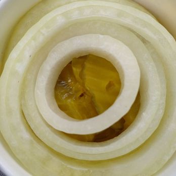 Dickey's Barbecue Pit - Onions and pickles!! - Barbeque Near Me - Pooler, Georgia