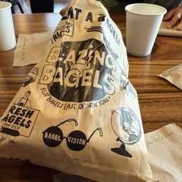 Breakfast bagel Breakfast bagel