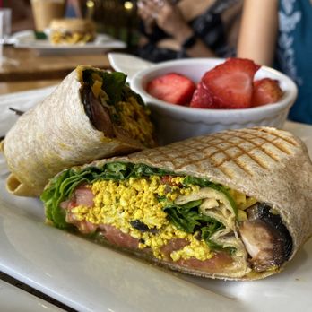 Apple A Day Cafe - Vegg Head Breakfast Burrito - Juice Bars & Smoothies Near Me - Miami Beach, Florida
